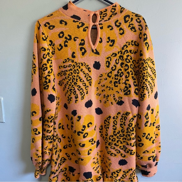 Farm Rio Palms Sweater Mini Dress - Picture 7 of 15